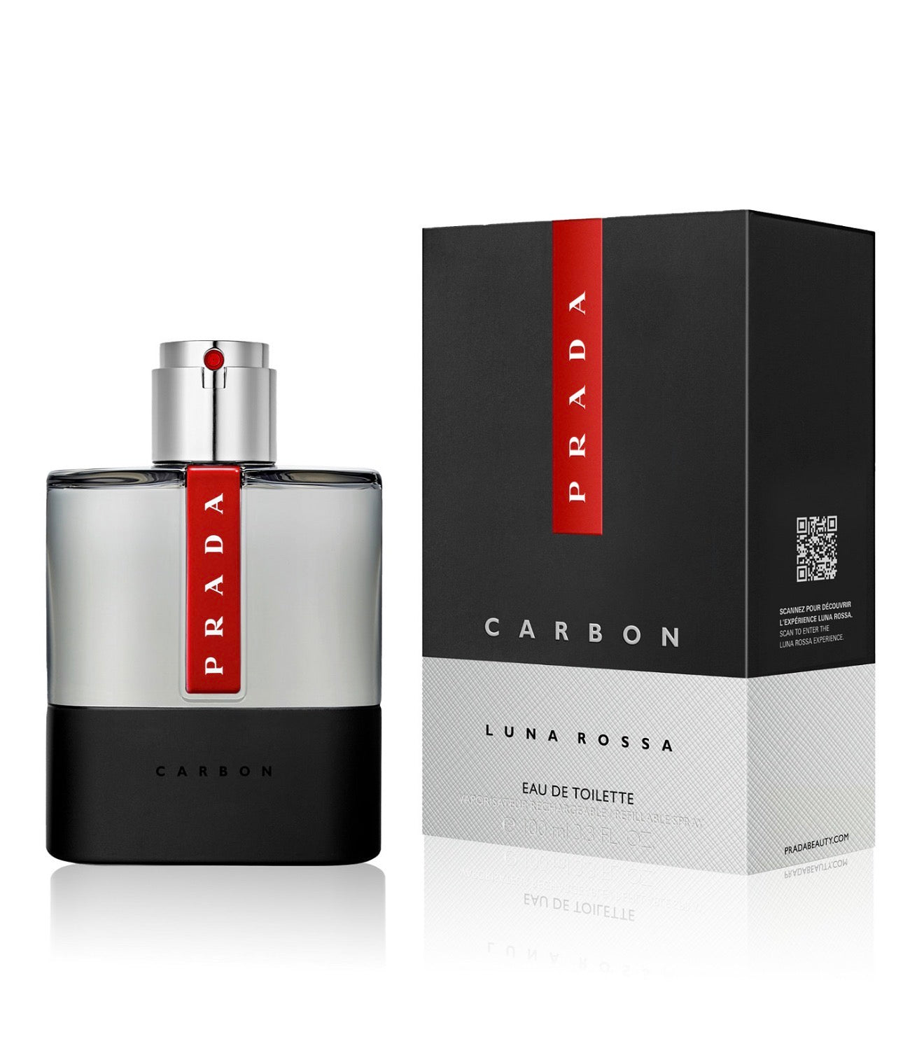 Prada Luna Rossa Carbon Eau de Toilette 3.4 Fl. Oz.