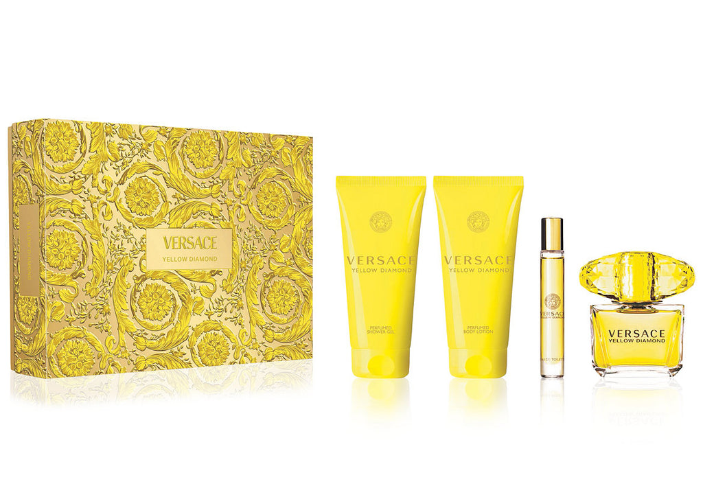 Versace Yellow Diamond Eau de Toilette Set 4-Pc
