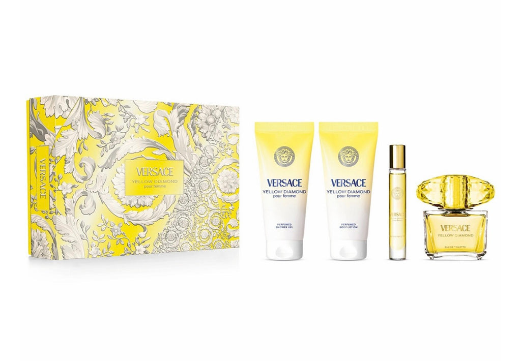 Versace Yellow Diamond Eau de Toilette Set 4-Pc