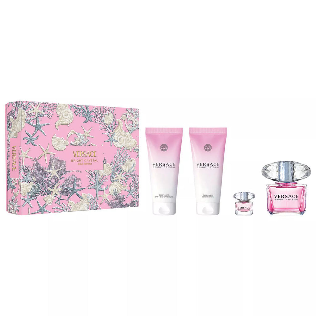 Versace Bright Crystal Eau de Toilette 4-Pc