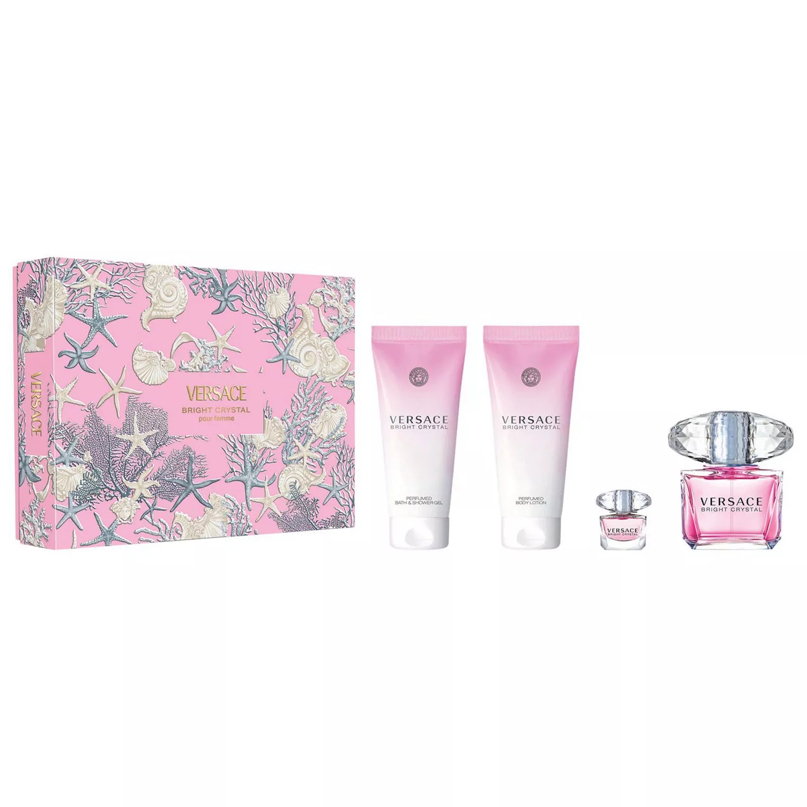 Versace Bright Crystal Eau de Toilette 4-Pc